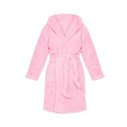 image-Winter Plush Robe - Stylish Knee-Length Comfort for Cosy Evenings