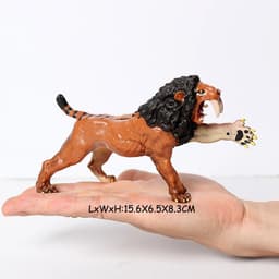 image-UTOMY Saber-Toothed Tiger & Lion Model - Educational Action Figure Toy