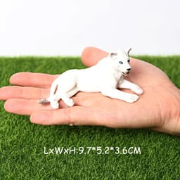 image-UTOMY Saber-Toothed Tiger & Lion Model - Educational Action Figure Toy
