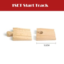 image-skxnier Wooden Railway Track - Educational 3D Assemble Train Toy