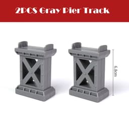 image-skxnier Wooden Railway Track - Educational 3D Assemble Train Toy