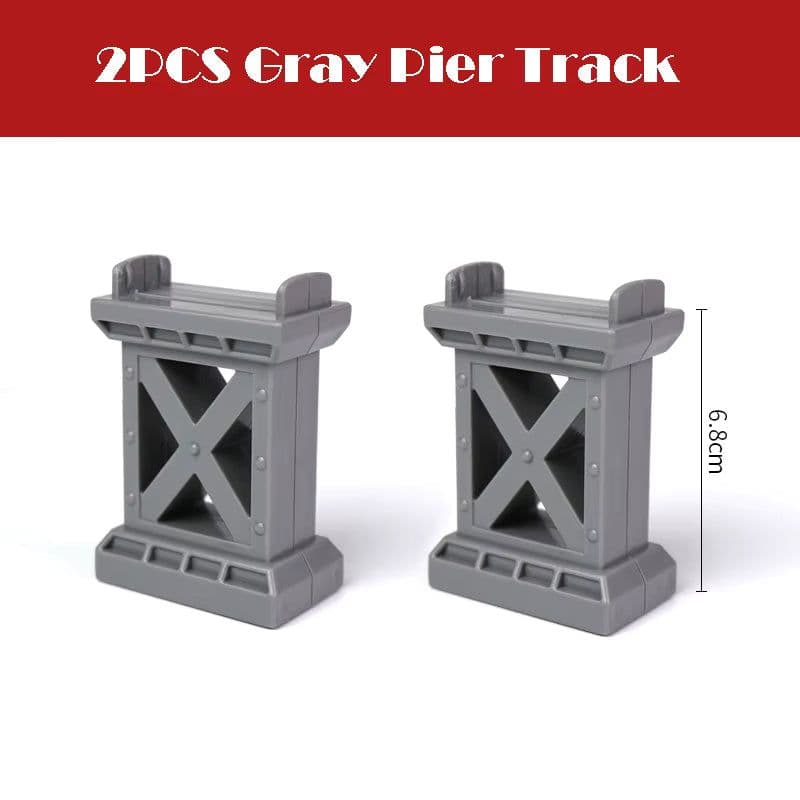 image-skxnier Wooden Railway Track - Educational 3D Assemble Train Toy