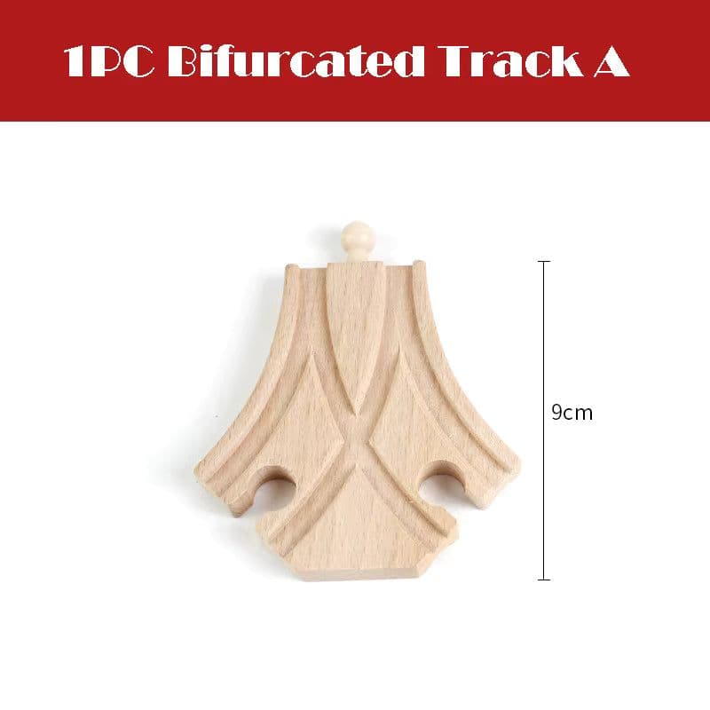 image-skxnier Wooden Railway Track - Educational 3D Assemble Train Toy