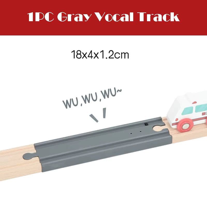 image-skxnier Wooden Railway Track - Educational 3D Assemble Train Toy
