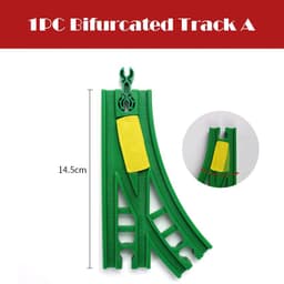 image-skxnier Wooden Railway Track - Educational 3D Assemble Train Toy
