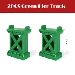 image-skxnier Wooden Railway Track - Educational 3D Assemble Train Toy