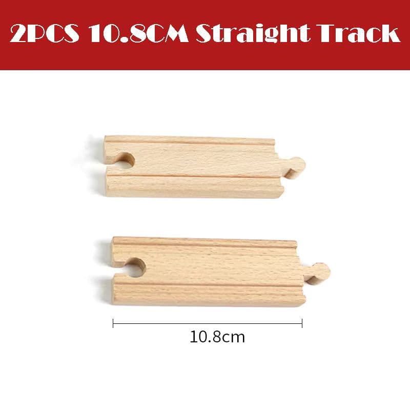 image-skxnier Wooden Railway Track - Educational 3D Assemble Train Toy