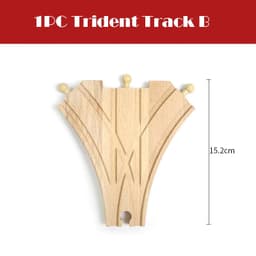 image-skxnier Wooden Railway Track - Educational 3D Assemble Train Toy
