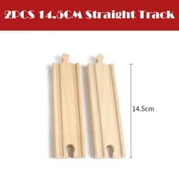 image-skxnier Wooden Railway Track - Educational 3D Assemble Train Toy