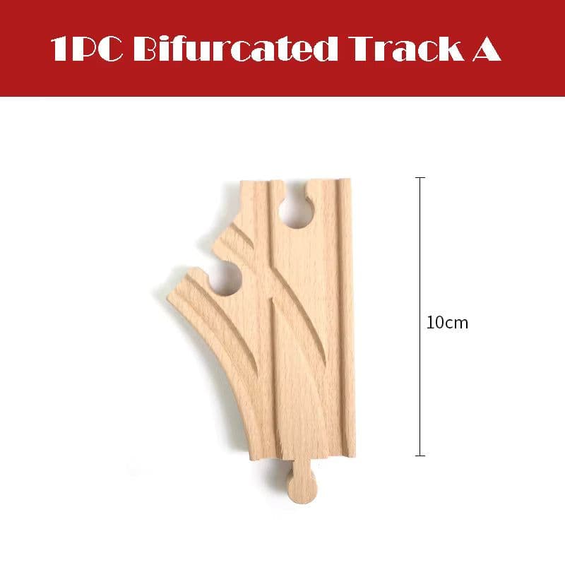 image-skxnier Wooden Railway Track - Educational 3D Assemble Train Toy
