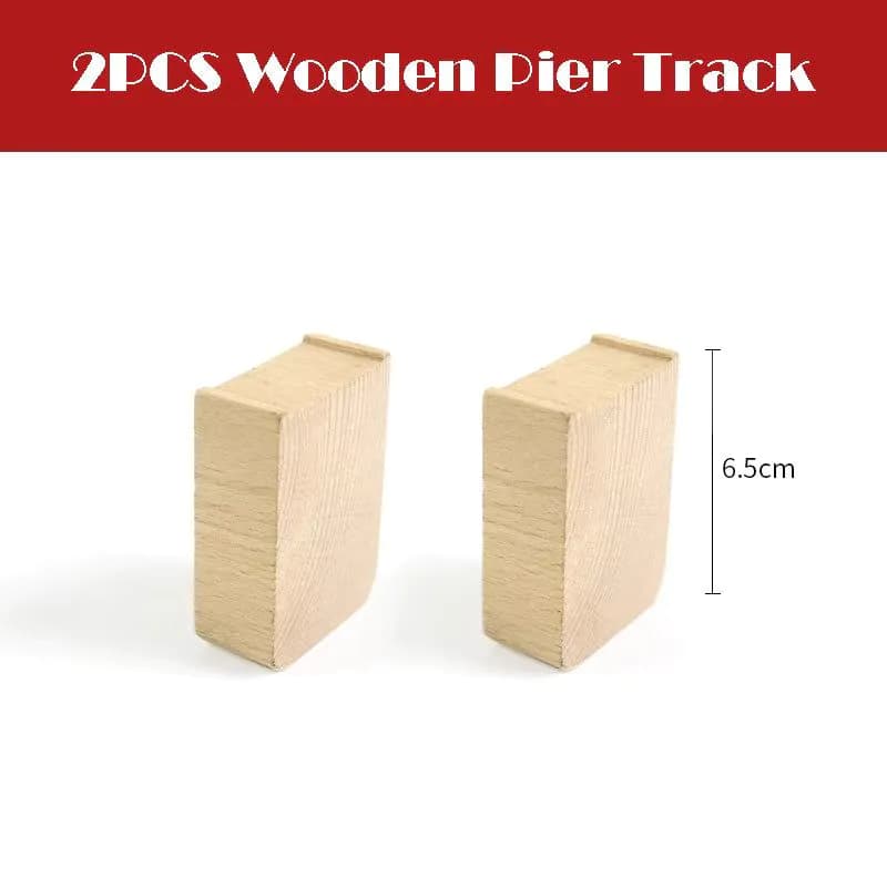 image-skxnier Wooden Railway Track - Educational 3D Assemble Train Toy