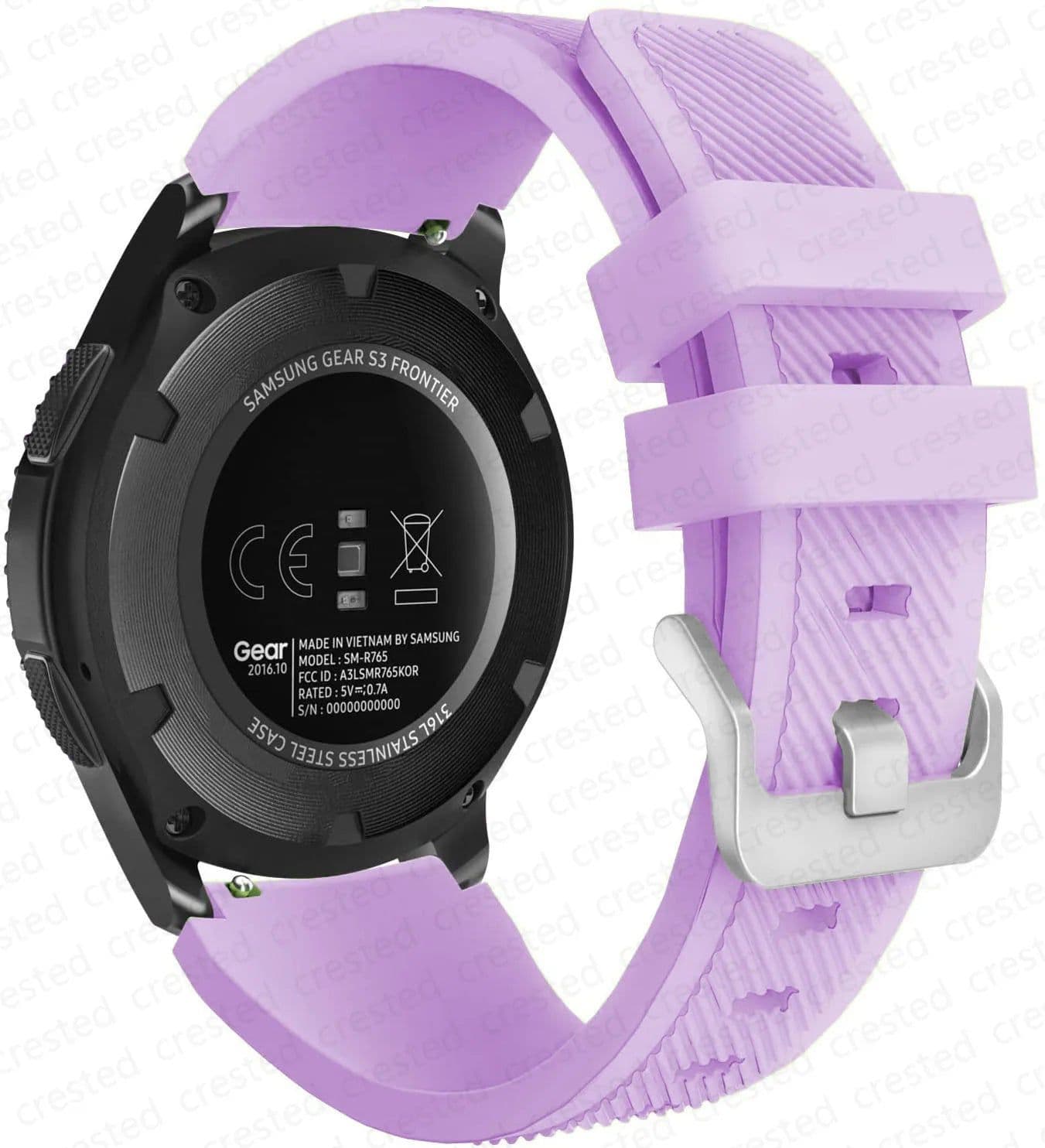 image-Lerxiuer Silicone Strap for Samsung Galaxy Watch 46mm | Comfort & Style
