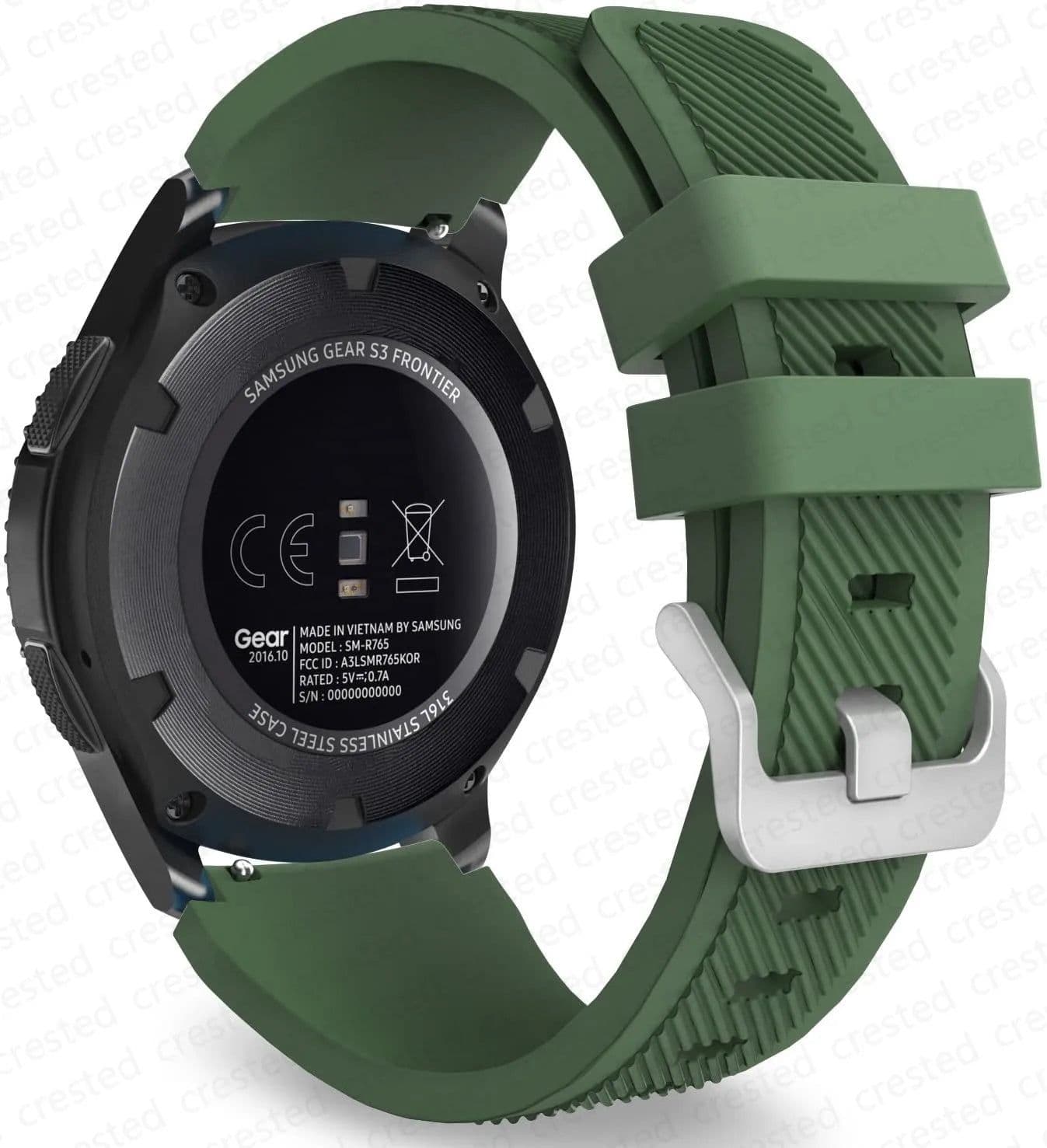 image-Lerxiuer Silicone Strap for Samsung Galaxy Watch 46mm | Comfort & Style