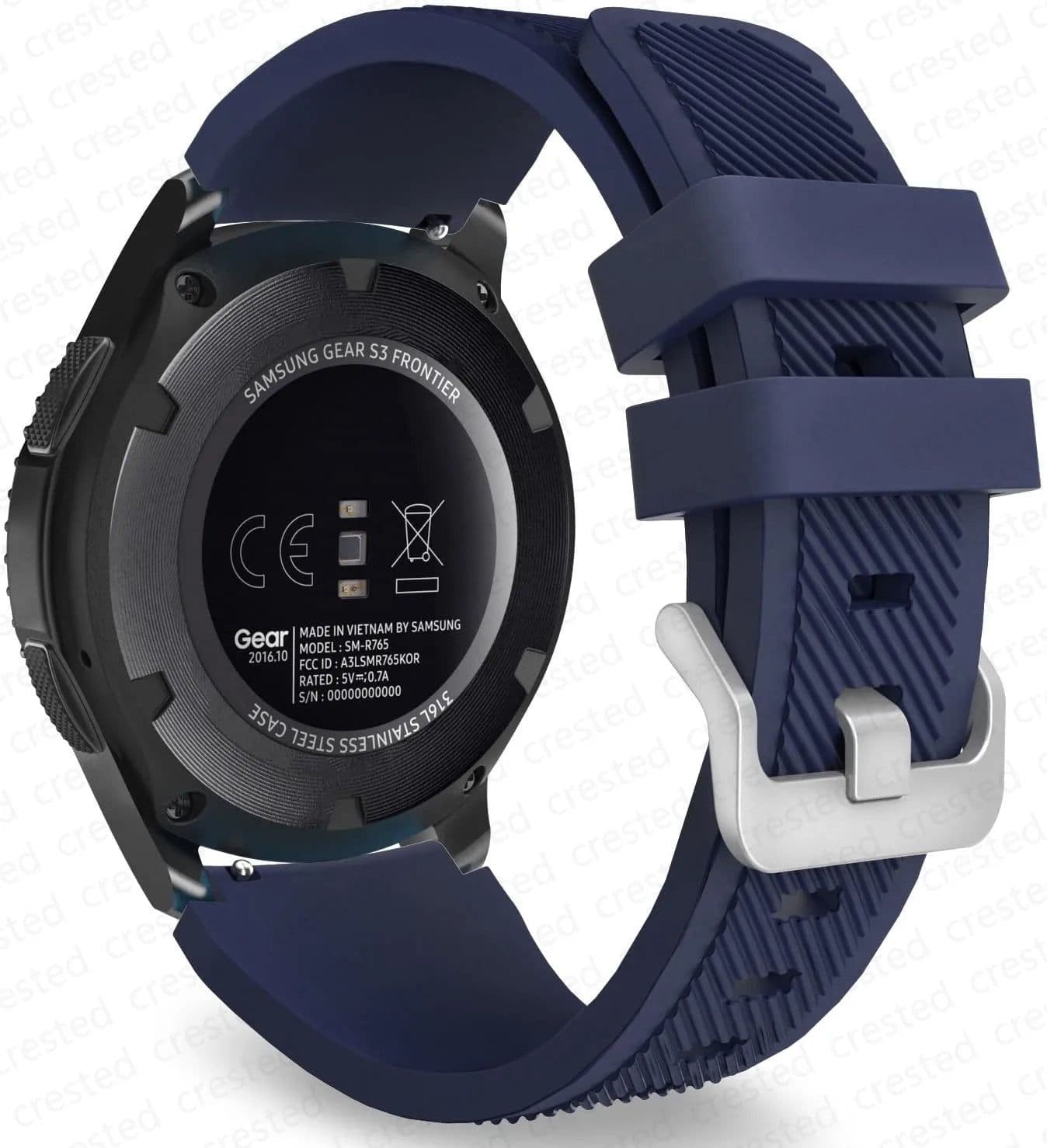 image-Lerxiuer Silicone Strap for Samsung Galaxy Watch 46mm | Comfort & Style