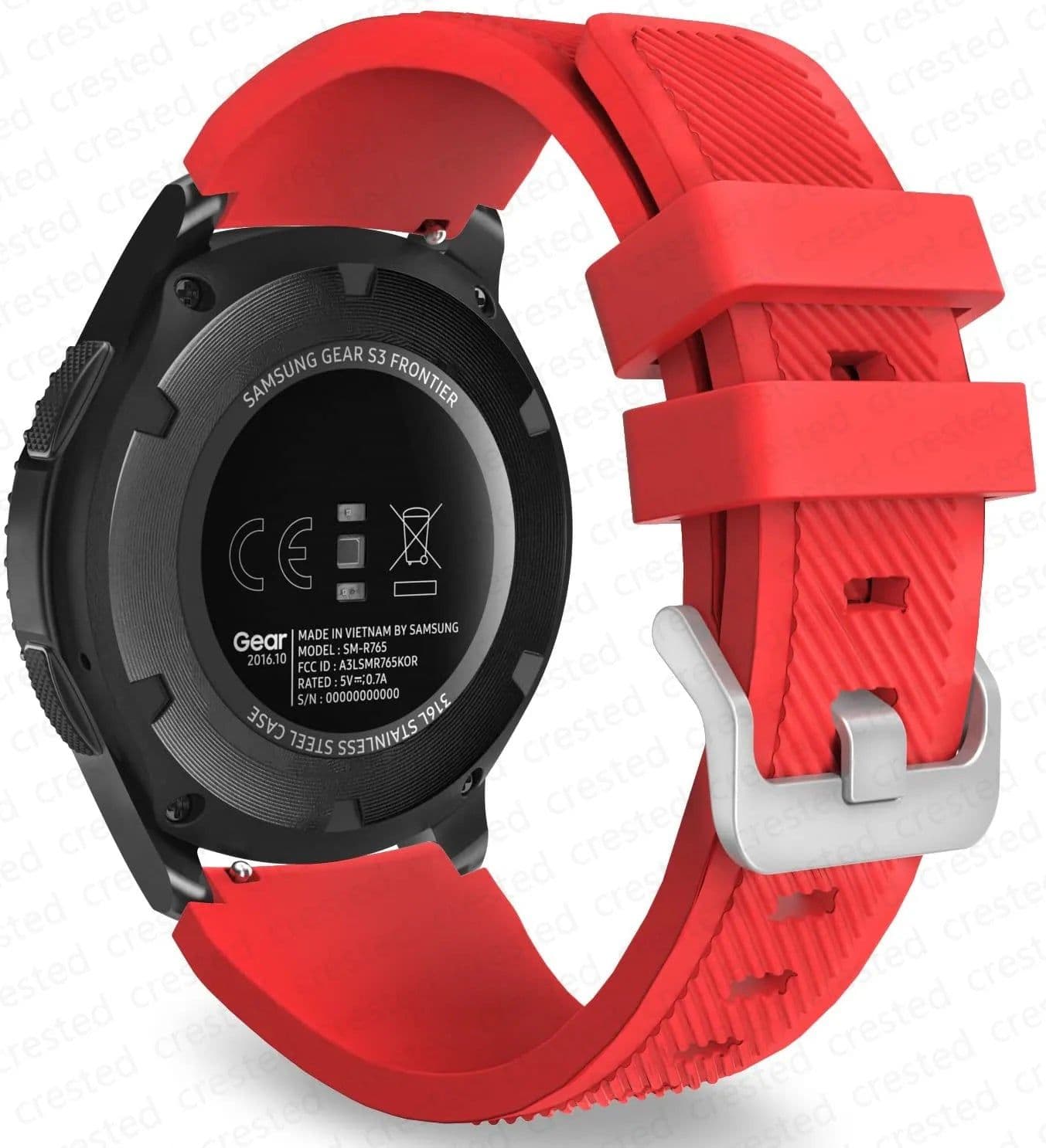 image-Lerxiuer Silicone Strap for Samsung Galaxy Watch 46mm | Comfort & Style