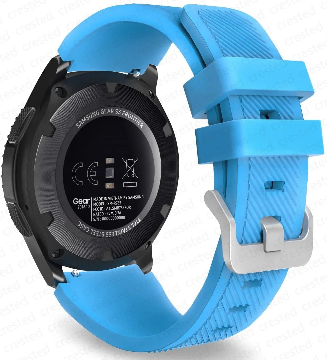 image-Lerxiuer Silicone Strap for Samsung Galaxy Watch 46mm | Comfort & Style
