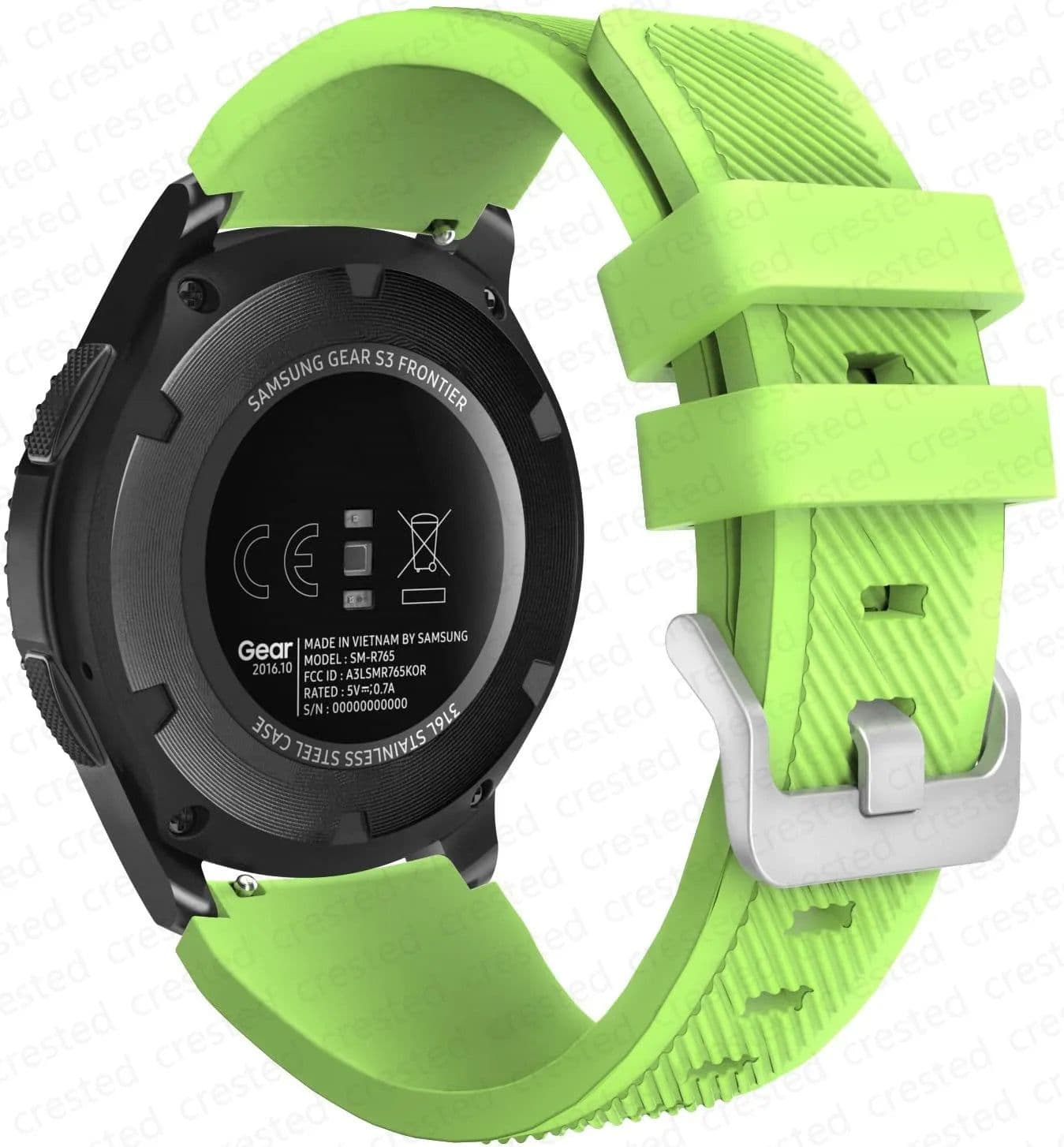 image-Lerxiuer Silicone Strap for Samsung Galaxy Watch 46mm | Comfort & Style