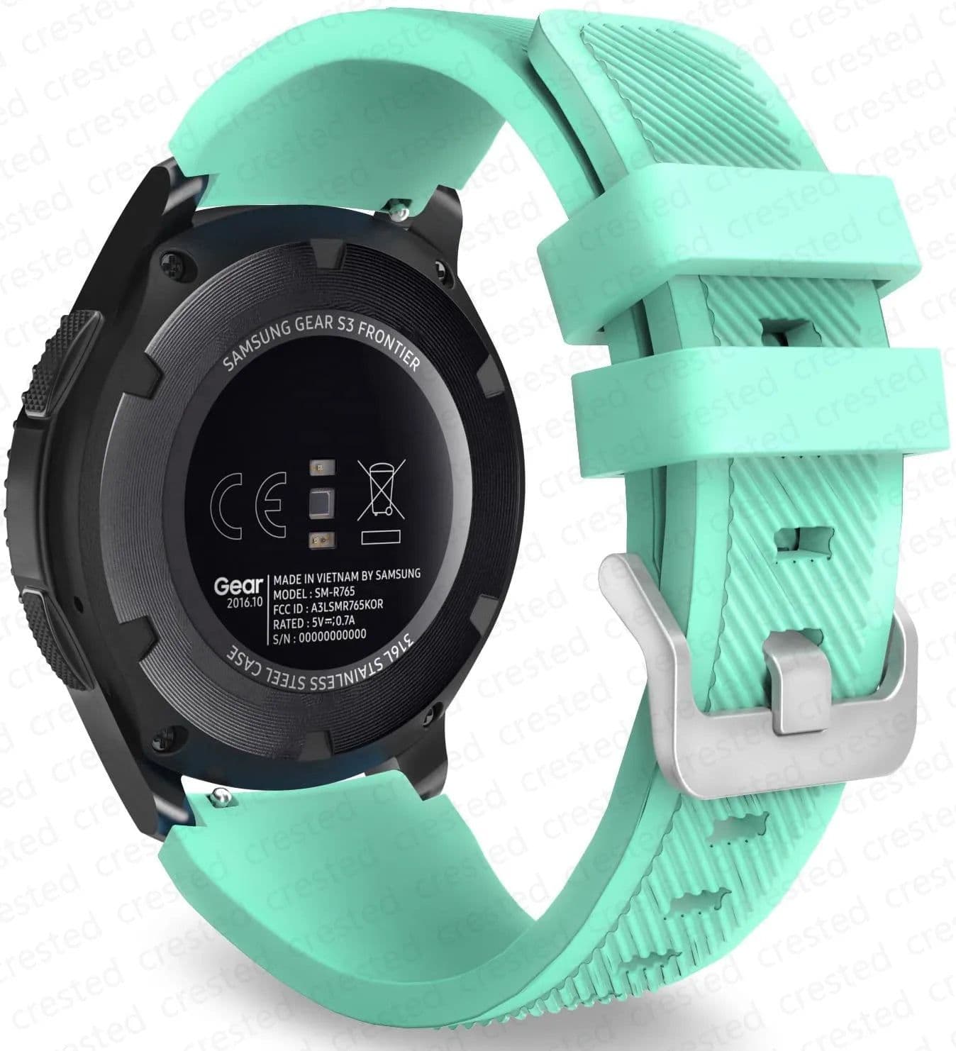image-Lerxiuer Silicone Strap for Samsung Galaxy Watch 46mm | Comfort & Style