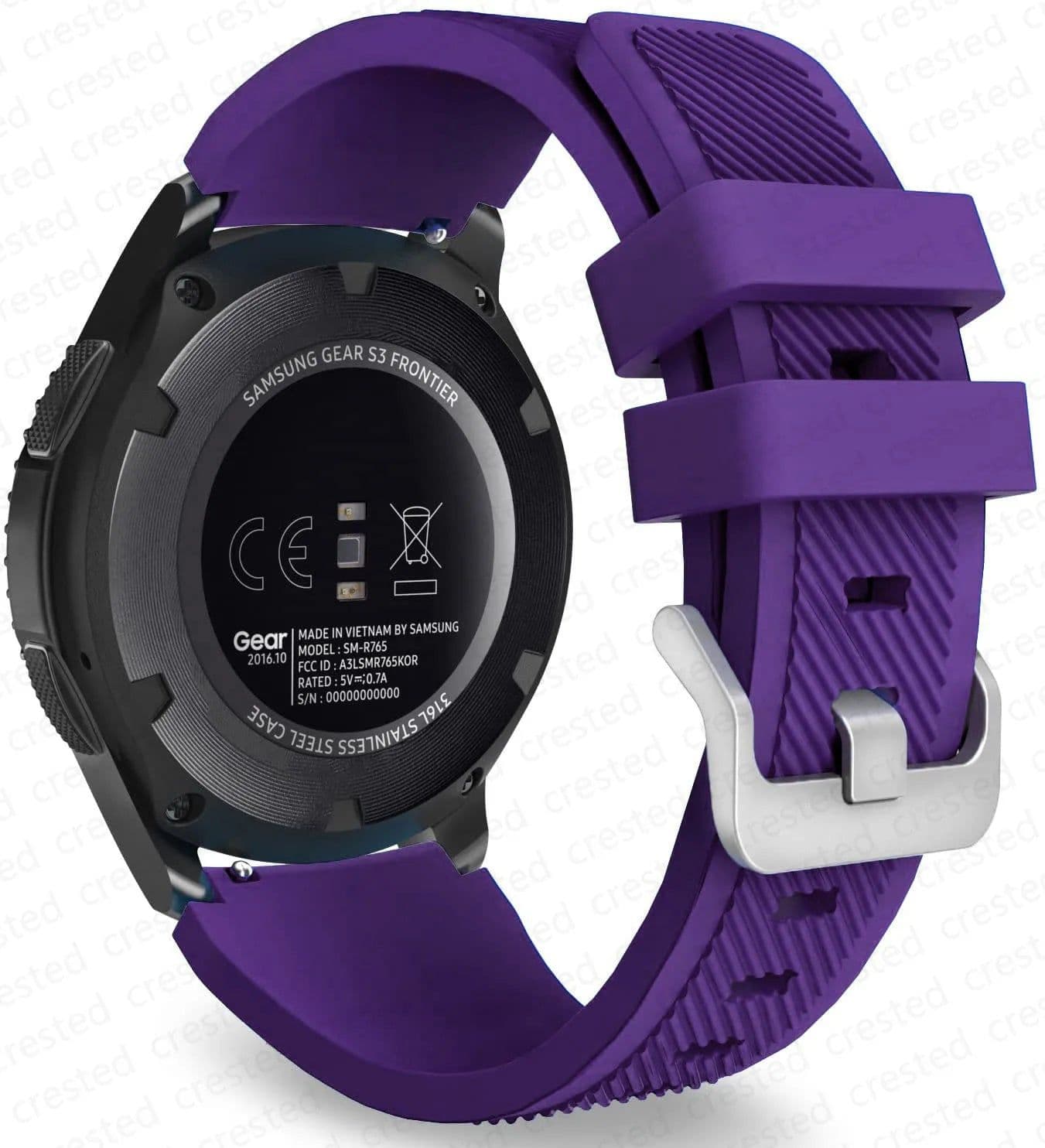 image-Lerxiuer Silicone Strap for Samsung Galaxy Watch 46mm | Comfort & Style