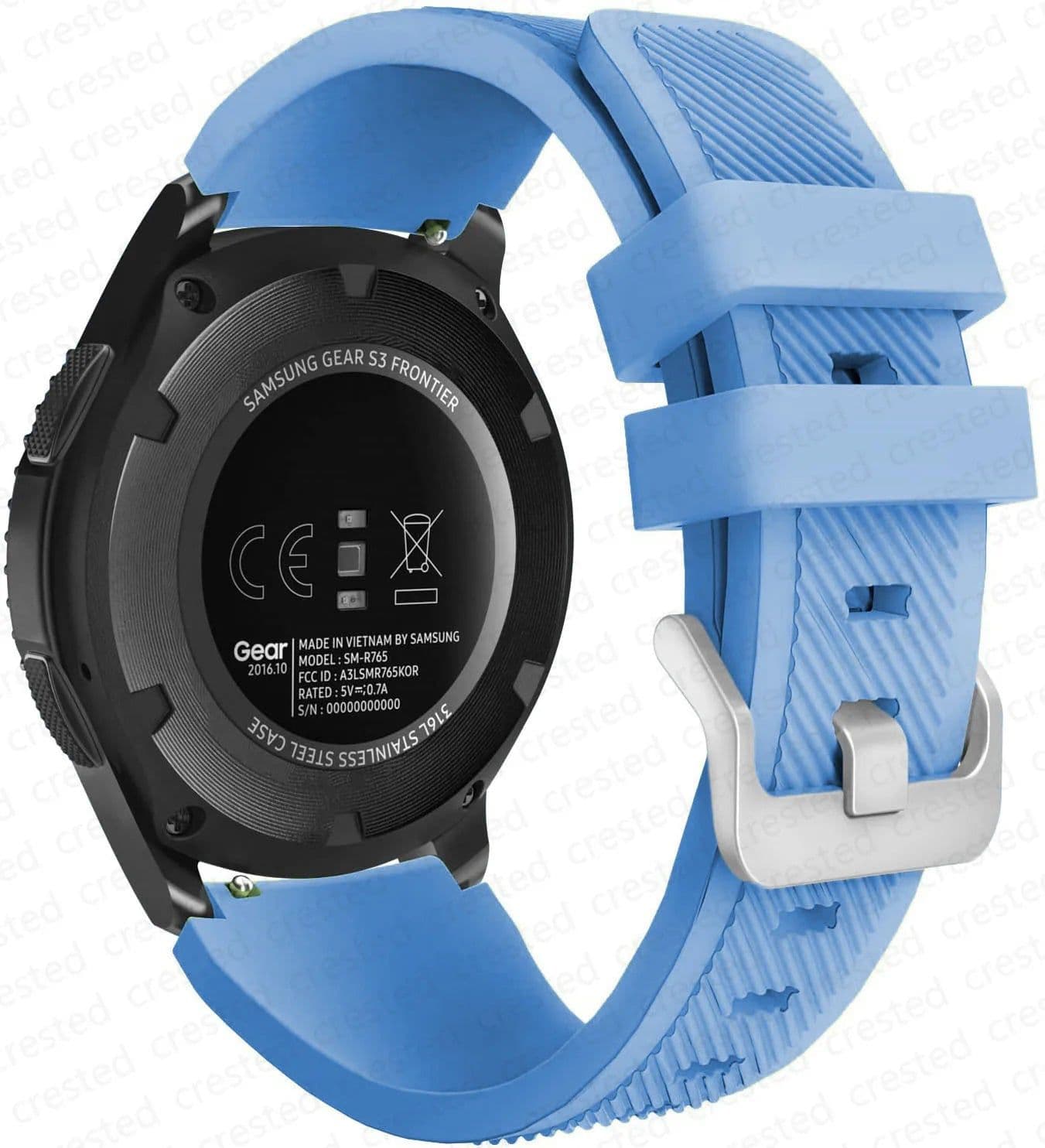 image-Lerxiuer Silicone Strap for Samsung Galaxy Watch 46mm | Comfort & Style