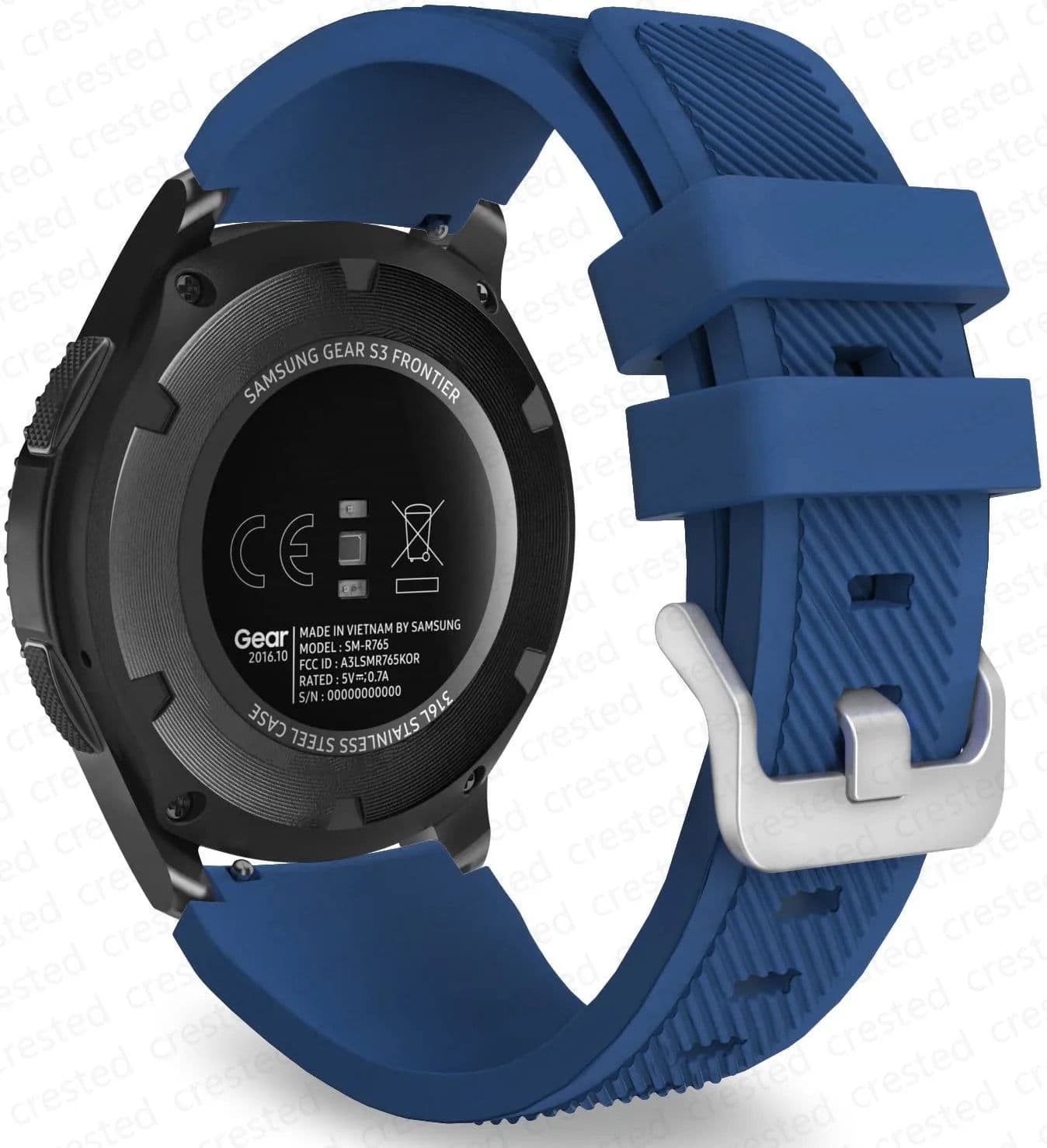 image-Lerxiuer Silicone Strap for Samsung Galaxy Watch 46mm | Comfort & Style