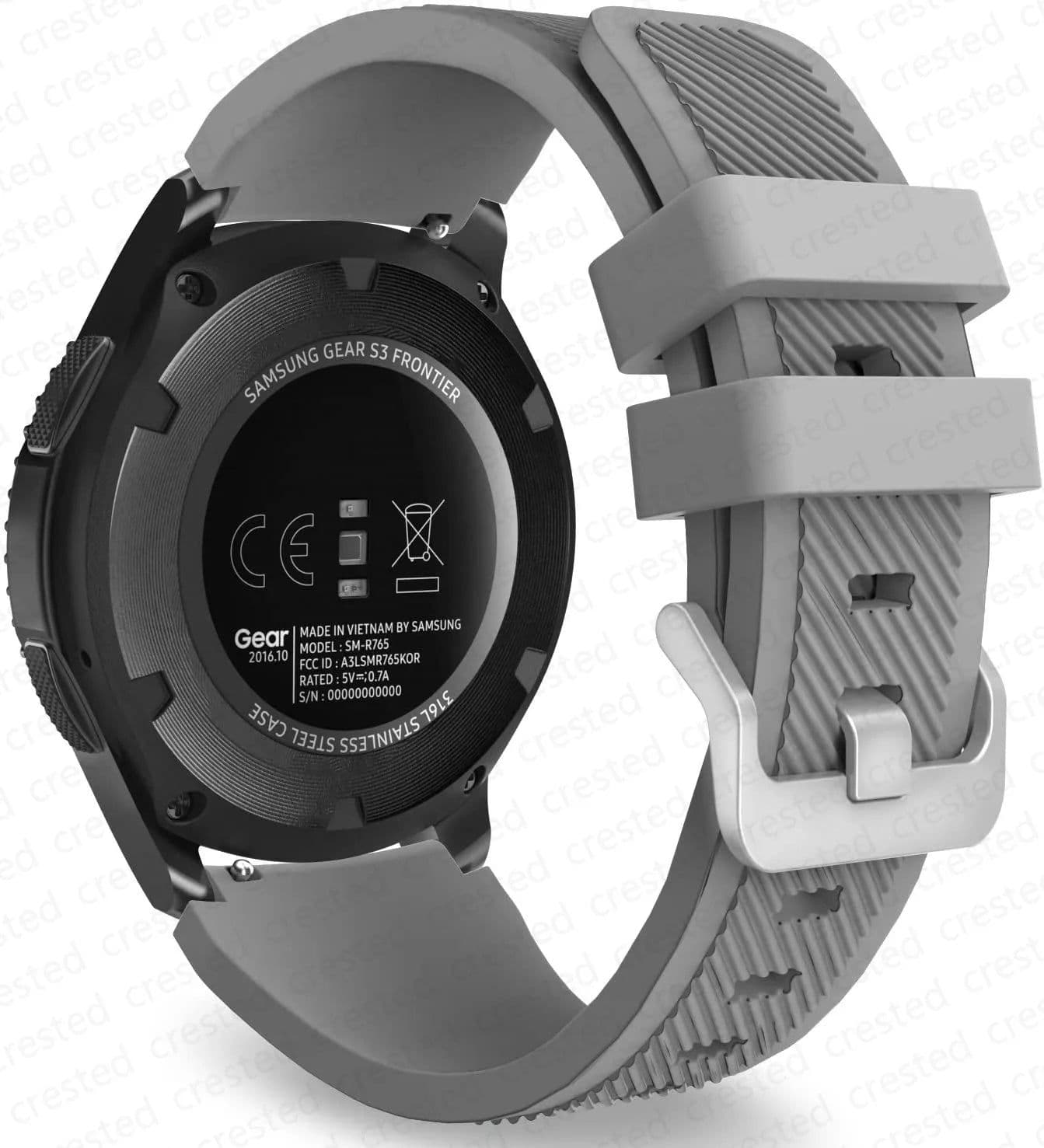 image-Lerxiuer Silicone Strap for Samsung Galaxy Watch 46mm | Comfort & Style