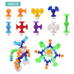 image-KACUU Soft Silicone DIY Building Blocks - Educational Fun for Kids