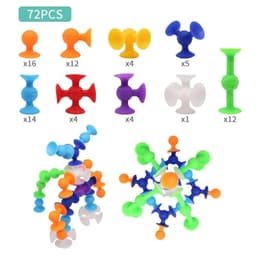 image-KACUU Soft Silicone DIY Building Blocks - Educational Fun for Kids