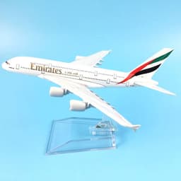 image-JASON TUTU Diecast Metal Model Aircraft - 1:400 Scale Plane for Collectors