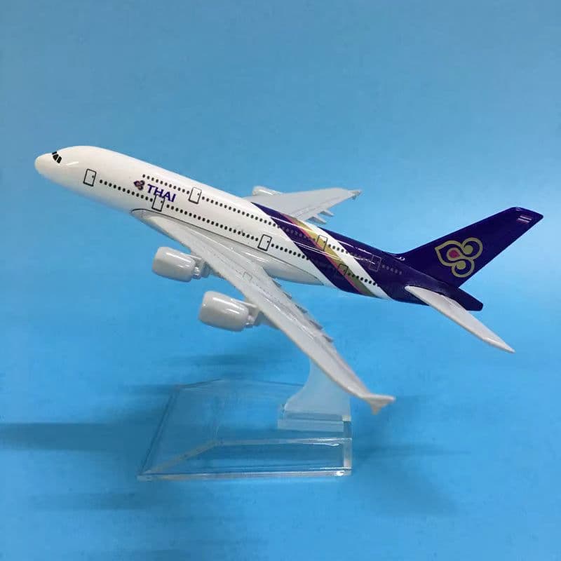 image-JASON TUTU Diecast Metal Model Aircraft - 1:400 Scale Plane for Collectors