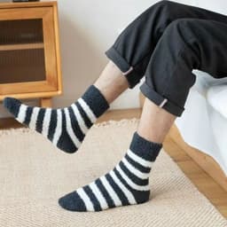 image-Fluffy Thick Coral Velvet Socks - Warm Comfort for Winter & Spring