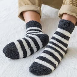 image-Fluffy Thick Coral Velvet Socks - Warm Comfort for Winter & Spring