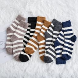 image-Fluffy Thick Coral Velvet Socks - Warm Comfort for Winter & Spring