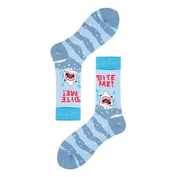 image-QinyeThree Funny Shark Socks - Casual Comfort for All Seasons
