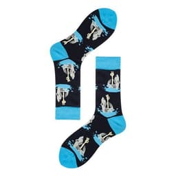 image-QinyeThree Funny Shark Socks - Casual Comfort for All Seasons