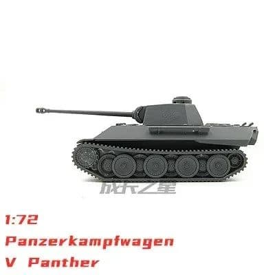 image-GRAPMAN 1:72 Military Model Tank Kit - Assembled WWII German Vehicle