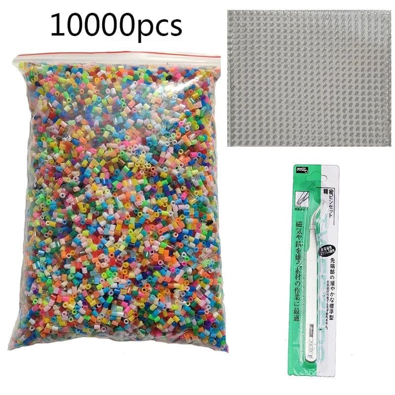 image-ZLLBTMO Mini Hama Beads Set 10,000pcs Creative 3D Puzzle Toy for Children