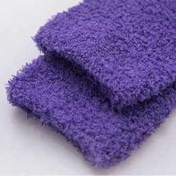 image-Fluffy Cotton Socks - Comfortable, Breathable Warmth - Casual Low Tube