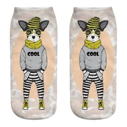 image-AnBnCn Cartoon Dog Socks - Fun & Creative Design for All Seasons