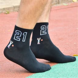 image-AnBnCn Basketball Sport Stars Socks - Soft & Comfortable Casual Wear