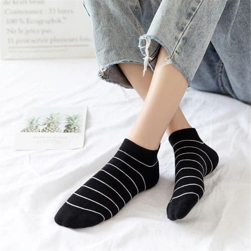 image-AnBnCn Cute Embroidered Panda Socks - Fun Novelty Casual Footwear