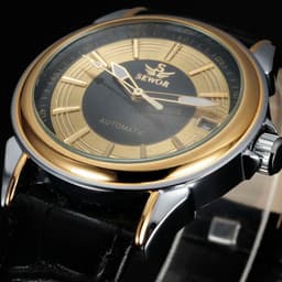 image-WOONUN Luxury Skeleton Automatic Mechanical Wristwatch for Business