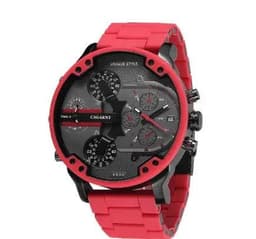 image-CAGARNY Stylish Quartz Watch with Dual Time Zones - Fashion for All Occasions