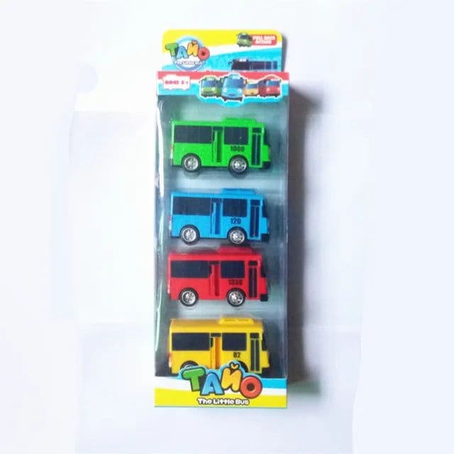image-HZFZ Tayo Mini Bus Set – Engaging Toy Cars for Kids' Playtime Fun