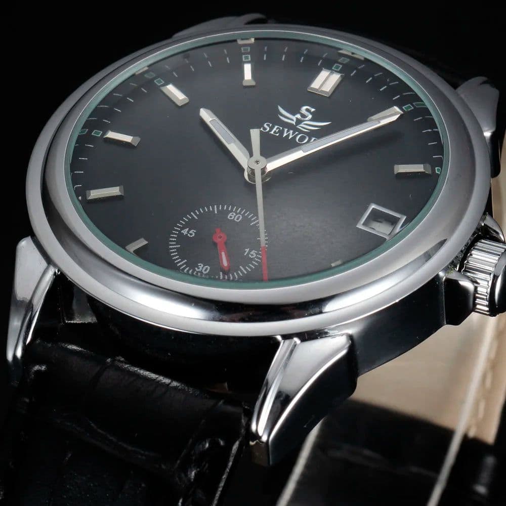 image-Casual Sewor Luxury Skeleton Watch - Automatic Mechanical Wristwatch