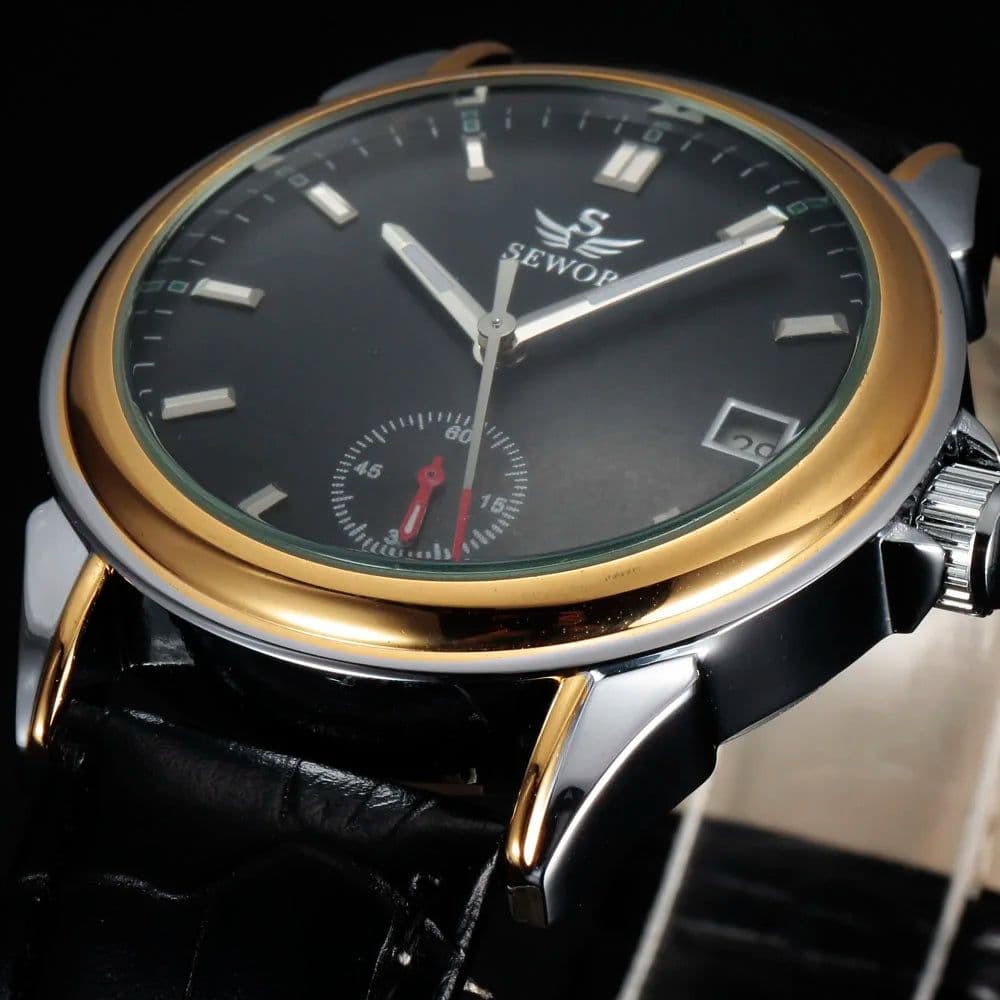 image-Casual Sewor Luxury Skeleton Watch - Automatic Mechanical Wristwatch