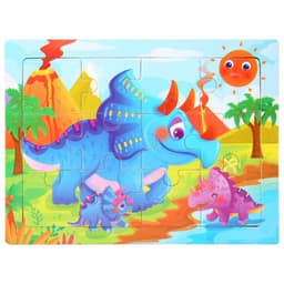 image-skxnier Wooden 3D Jigsaw Puzzle Toy for Kids - Educational Animal Game