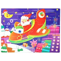 image-skxnier Wooden 3D Jigsaw Puzzle Toy for Kids - Educational Animal Game