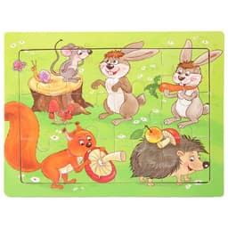 image-skxnier Wooden 3D Jigsaw Puzzle Toy for Kids - Educational Animal Game