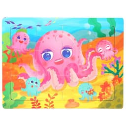 image-skxnier Wooden 3D Jigsaw Puzzle Toy for Kids - Educational Animal Game